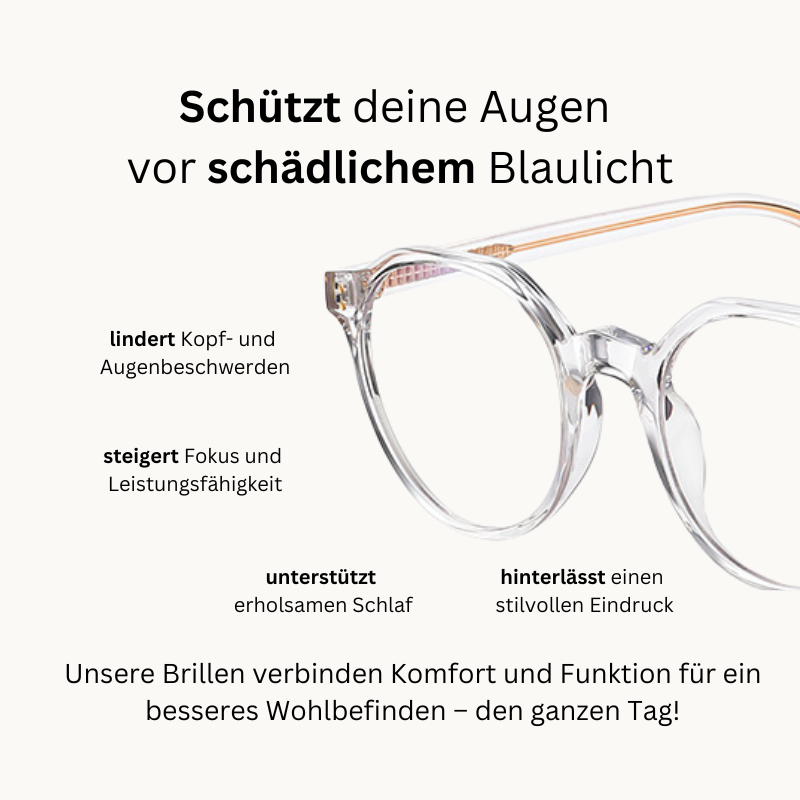 BLAULICHTFILTERBRILLE - NOVELLA